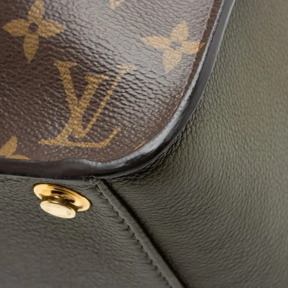 Louis Vuitton Calfskin Monogram Canvas On My Side MM Tote - Picture 14 of 14